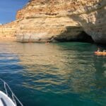 Algarve caves cruise on yacht